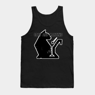 Cats and Martinis Tank Top